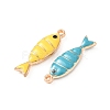304 Stainless Steel Enamel Pendants STAS-K303-09KCG-2