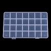 Transparent Plastic Bead Containers X1-CON-YW0001-13-1