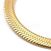 Ion Plating(IP) 304 Stainless Steel Herringbone Chain Bracelet for Men Women BJEW-E058-01D-G-2