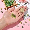 100Pcs Transparent Frosted Glass Beads Strands GLAA-CJ0002-04-5
