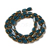 Electroplate Glass Beads Strands X-EGLA-P061-02A-09-2