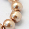 Baking Painted Glass Pearl Round Bead Strands HY-Q003-10mm-11-3