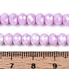 Anti-Tarnish Electroplate Rondelle Glass Beads Strands EGLA-T021-6mm-17-01-4