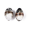 Luminous Handmade Gold Sand Lampwork Beads FOIL-N035-01C-1