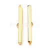 304 Stainless Steel Slide On End Clasp Tubes STAS-C044-08F-G-1