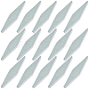 20Pcs PVC Sponge Silver Polishing Strips PVC-SC0001-18-1