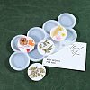 Flat Round DIY Silicone Molds DIY-A053-17B-1