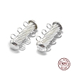 925 Sterling Silver Slide Lock Clasps STER-L057-018S-2