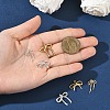 3Pcs 3 Styles Brass Pendants KK-YW0003-66G-4