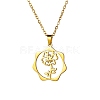 Stainless Steel Pendant Necklace PW-WG26640-05-1