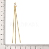 Brass Micro Pave Clear Cubic Zirconia Big Pendants LS-KK-G510-17G-3