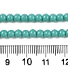 Opaque Solid Color Glass Beads Strands GLAA-T032-P8mm-12A-2