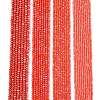 Electroplate Glass Beads Strands EGLA-A044-P4mm-B21-2