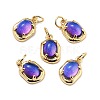 Eco-Friendly Brass Charms KK-H762-03G-01-2