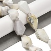 Natural White African Opal  Beads Strands G-NH0005-B11-01-1