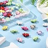 50Pcs Spray Painted Alloy Beads FIND-FS0004-11-9