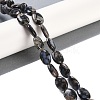 Natural Glaucophane Beads Strands G-C141-D01-03-2