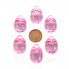 Autumn Theme Transparent Acrylic Pendants TACR-T024-04B-903-4