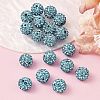Pave Disco Ball Beads RB-Q195-10mm-202-4