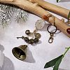 Natural Quartz Crystal Pouch Feng Shui Hanging Ornament HJEW-JM02377-2
