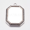 Tibetan Style Pendant Cabochon Settings X-TIBEP-A22961-AS-LF-1