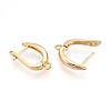 Brass Hoop Earring Finding KK-N261-39G-2