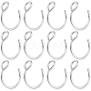 30Pcs 304 Stainless Steel Clip on Nose Ring Findings STAS-BBC0003-95P-1