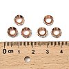 Brass Rhinestone Spacer Beads RB-A020-7mm-01RG-3
