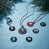 Glass Cabochons GLAA-WH0022-64B-2