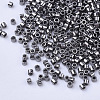 Electroplate Cylinder Seed Beads SEED-Q036-02A-B03-3