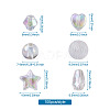 Transparent Acrylic Beads TACR-TA0001-11-8