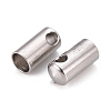 Tarnish Resistant 201 Stainless Steel Cord Ends STAS-F250-10P-P-2