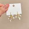 Alloy Enamel Leverback Earrings WGBBE2E-01-1