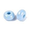 Opaque Acrylic European Beads OACR-E033-19P-2