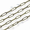 Brass Paperclip Chains CHC-S008-001C-AB-6