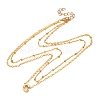 Bohemian Style Stainless Steel Double Layer Initial Pendant Necklaces FS-WGDC616-07-1
