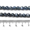 Natural Kyanite/Cyanite/Disthene Round Beads Strands G-O017-6mm-04C-4
