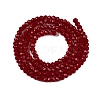 Opaque Solid Color Imitation Jade Glass Beads Strands EGLA-A044-P1mm-D02-3
