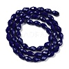 Opaque Solid Color Beads Strands EGLA-N013-P4mm-D03-2