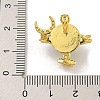 Brass Micro Pave Cubic Zirconia Pendants KK-U035-31G-4