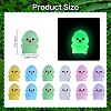 36Pcs 6 Colors Chick Luminous Resin Display Decorations DJEW-SZ0001-08-2