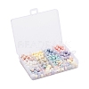 333Pcs 12 Style Spray Painted Acrylic Beads MACR-YW0001-52-4