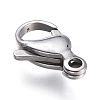 Tarnish Resistant 316 Surgical Stainless Steel Lobster Claw Clasps STAS-M281-01P-E-2
