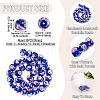 1 Strand Handmade Lampwork Inner Flower Rondelle Beads Strands LAMP-TA0002-72D-3