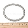 304 Stainless Steel Stretch Bangles for Women LS-BJEW-P315-02G-P-5