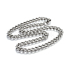 304 Stainless Steel Curb Chains Necklaces NJEW-F242-10P-1