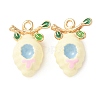 Alloy Enamel Pendants ENAM-F162-02A-01-1