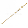 Electroplate Alloy Bracelets BJEW-T012-001-3