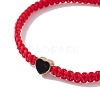 Nylon Thread Braided Bead Adjustable Bracelets BJEW-JB09768-02-3