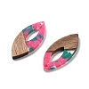 Resin and Walnut Pendants FIND-R051-12B-2